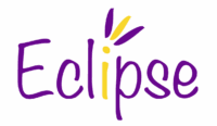 Logo éclipse formation, slogan de l'acronyme : écrire librement pour s'émanciper